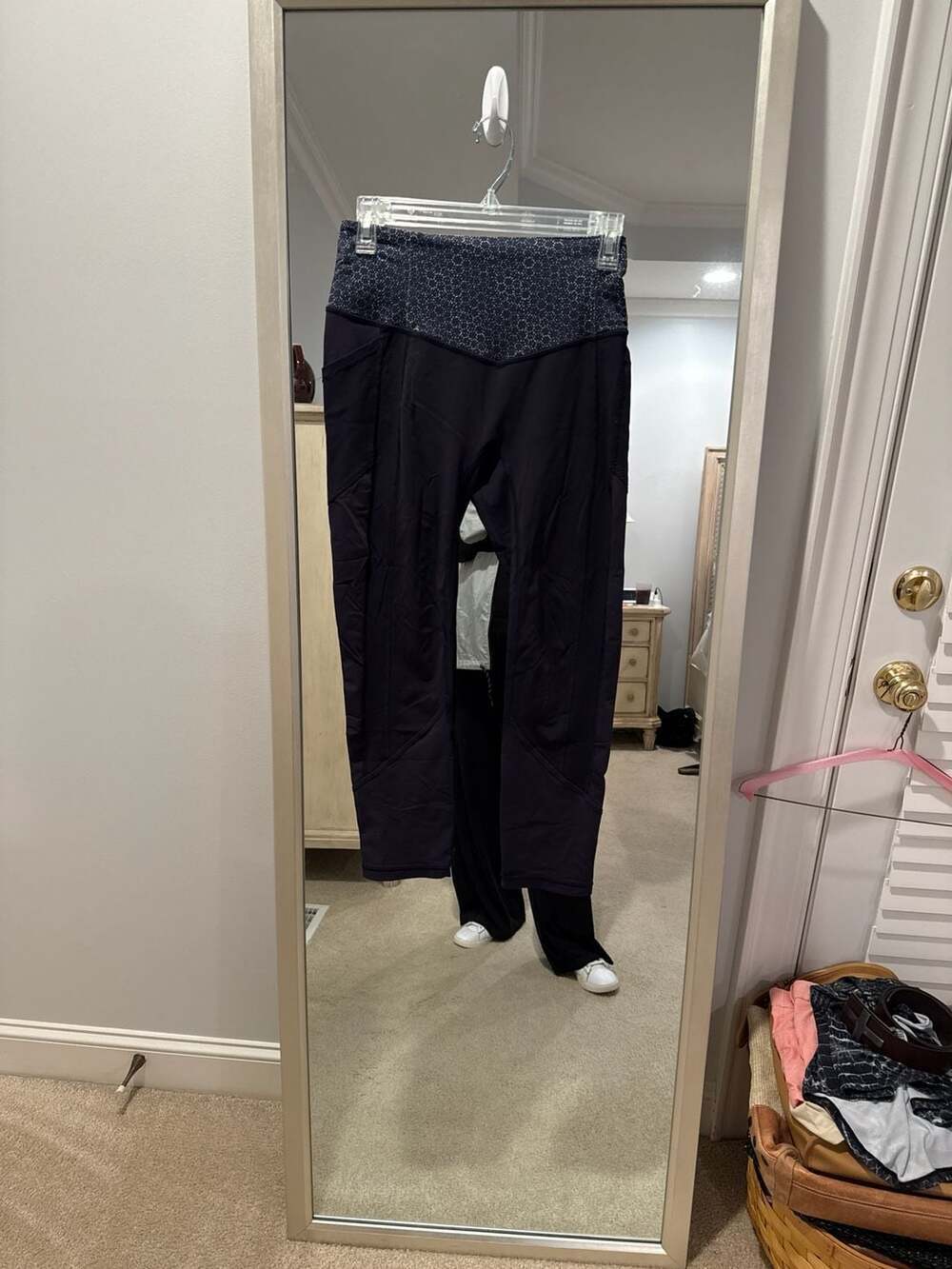 Lululemon All The Right Places Pant II 28" Static Mist Black White Size 6